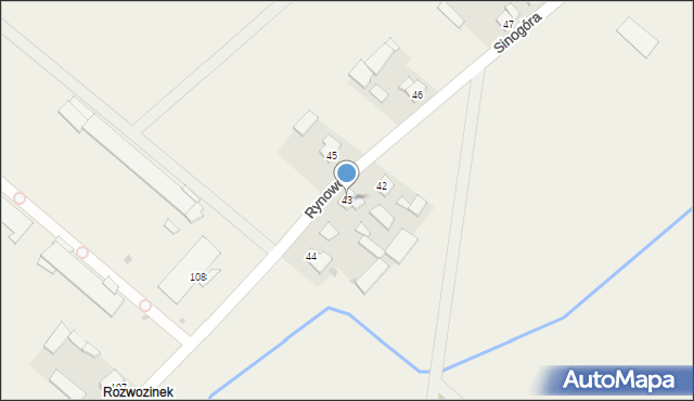 Sinogóra, Sinogóra, 43, mapa Sinogóra