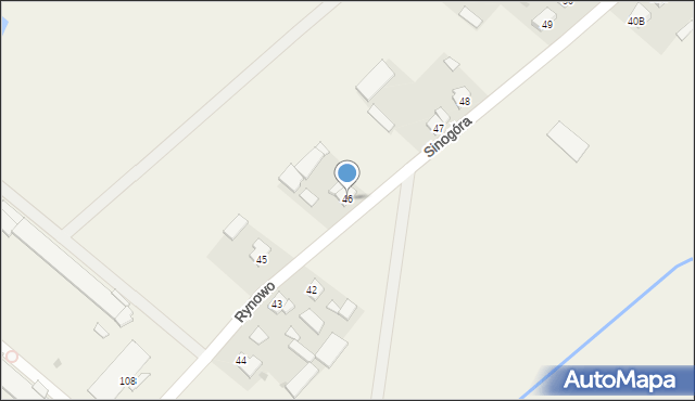 Sinogóra, Sinogóra, 46, mapa Sinogóra