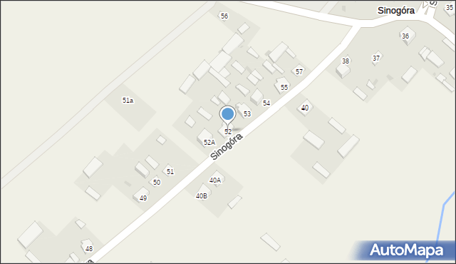 Sinogóra, Sinogóra, 52, mapa Sinogóra