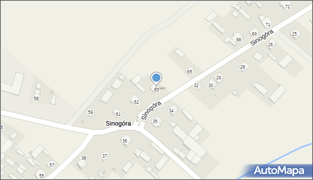 Sinogóra, Sinogóra, 63, mapa Sinogóra