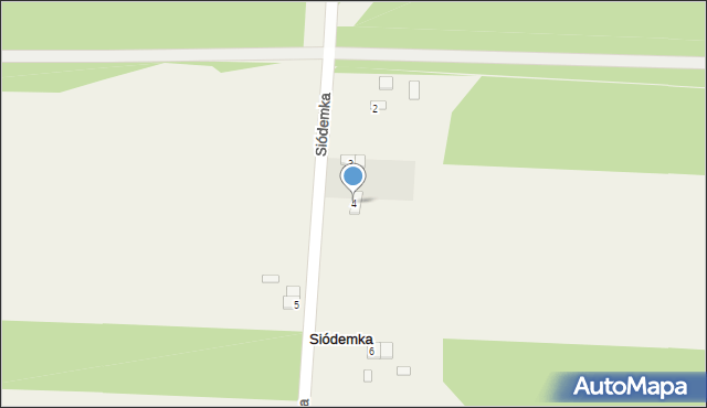 Siódemka, Siódemka, 4, mapa Siódemka