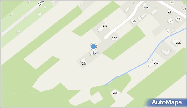 Siodła, Siodła, 26d, mapa Siodła