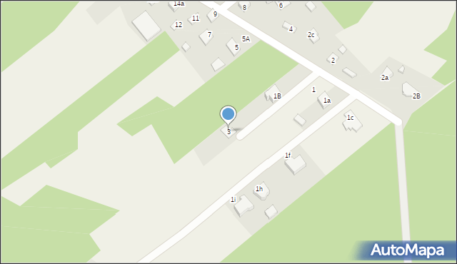 Siodła, Siodła, 3, mapa Siodła