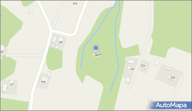 Siołkowa, Siołkowa, 194, mapa Siołkowa