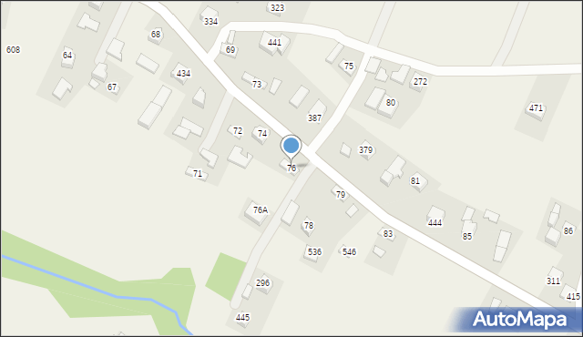 Siołkowa, Siołkowa, 76, mapa Siołkowa