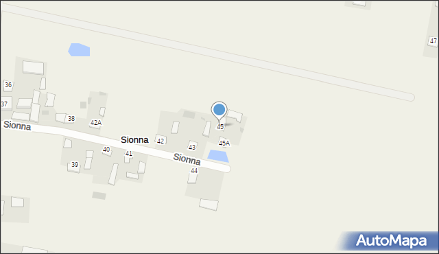 Sionna, Sionna, 45, mapa Sionna