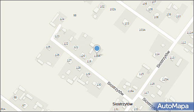Siostrzytów, Siostrzytów, 119A, mapa Siostrzytów