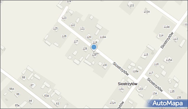 Siostrzytów, Siostrzytów, 129, mapa Siostrzytów