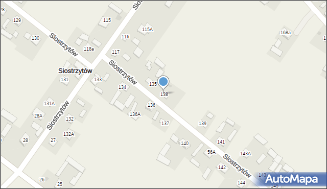 Siostrzytów, Siostrzytów, 138, mapa Siostrzytów