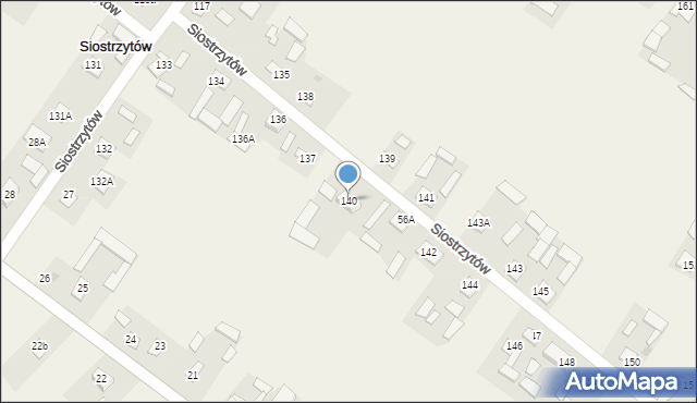 Siostrzytów, Siostrzytów, 140, mapa Siostrzytów