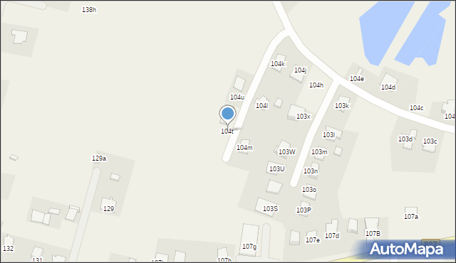 Sitaniec, Sitaniec, 104t, mapa Sitaniec
