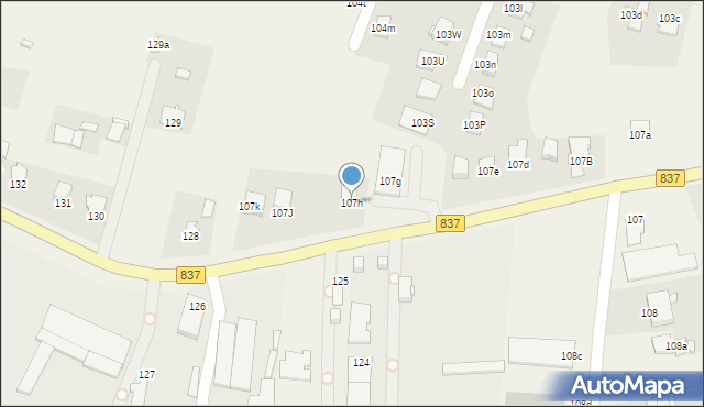 Sitaniec, Sitaniec, 107h, mapa Sitaniec