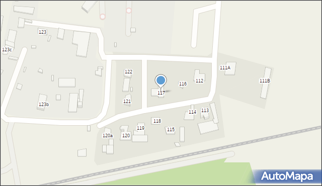 Sitaniec, Sitaniec, 117, mapa Sitaniec