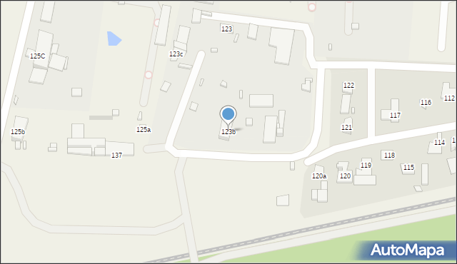 Sitaniec, Sitaniec, 123b, mapa Sitaniec