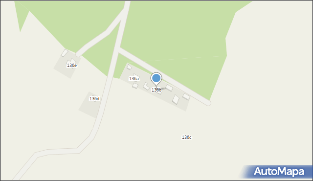 Sitaniec, Sitaniec, 136b, mapa Sitaniec