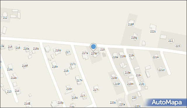 Sitaniec, Sitaniec, 217b, mapa Sitaniec