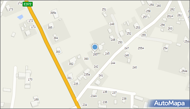 Sitaniec, Sitaniec, 243, mapa Sitaniec