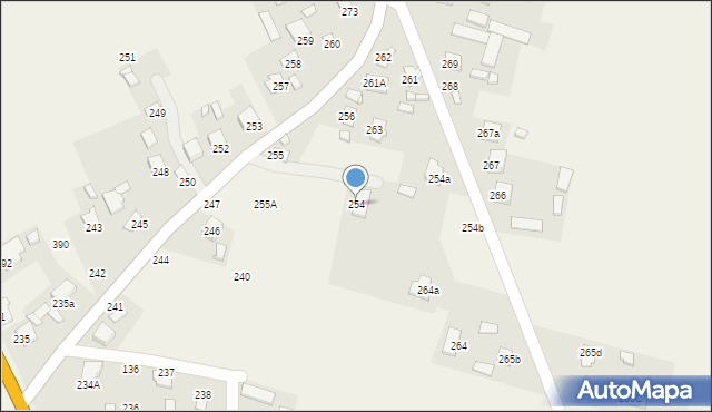 Sitaniec, Sitaniec, 254, mapa Sitaniec
