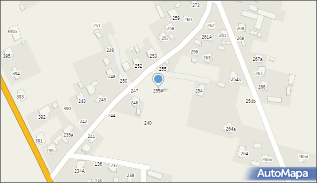Sitaniec, Sitaniec, 255A, mapa Sitaniec