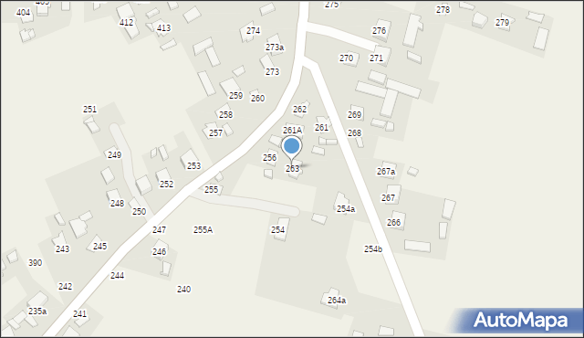 Sitaniec, Sitaniec, 263, mapa Sitaniec