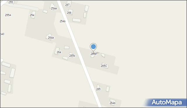 Sitaniec, Sitaniec, 265d, mapa Sitaniec