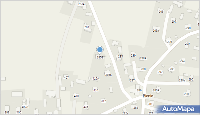 Sitaniec, Sitaniec, 285B, mapa Sitaniec
