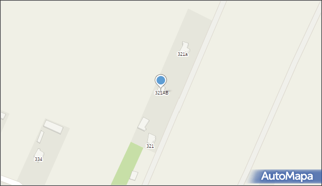 Sitaniec, Sitaniec, 321AB, mapa Sitaniec