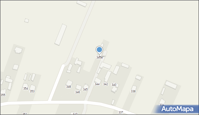 Sitaniec, Sitaniec, 345a, mapa Sitaniec