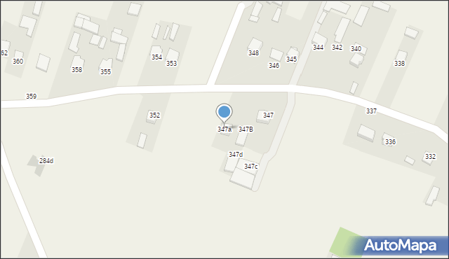 Sitaniec, Sitaniec, 347a, mapa Sitaniec