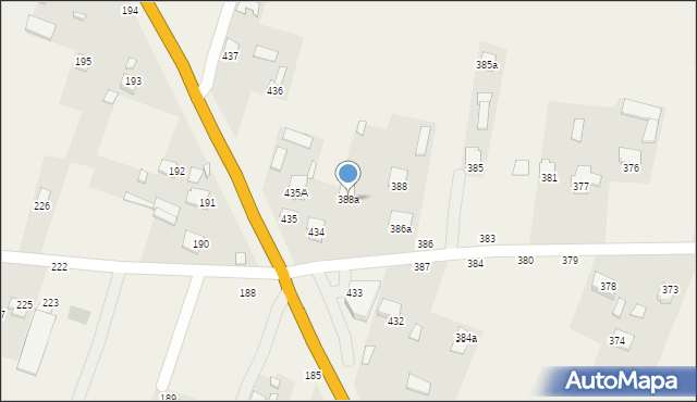 Sitaniec, Sitaniec, 388a, mapa Sitaniec