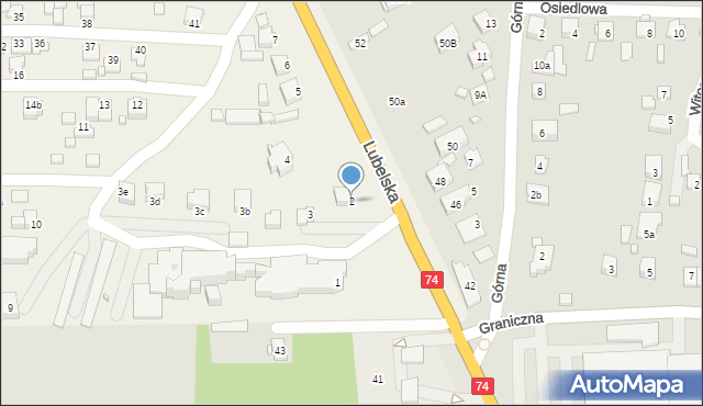 Sitaniec, Sitaniec, 3a, mapa Sitaniec
