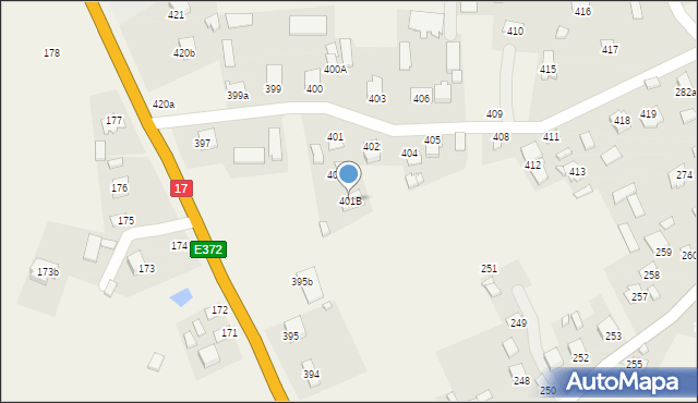 Sitaniec, Sitaniec, 401B, mapa Sitaniec