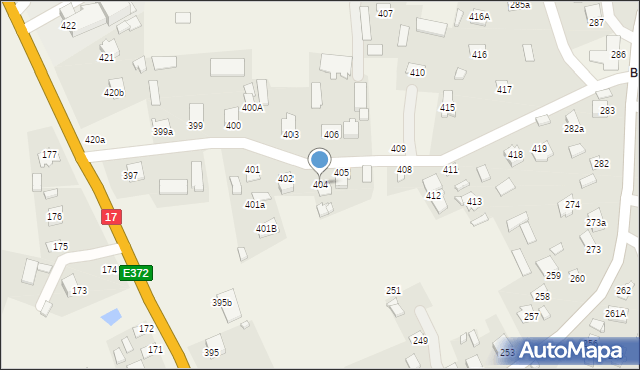 Sitaniec, Sitaniec, 404, mapa Sitaniec