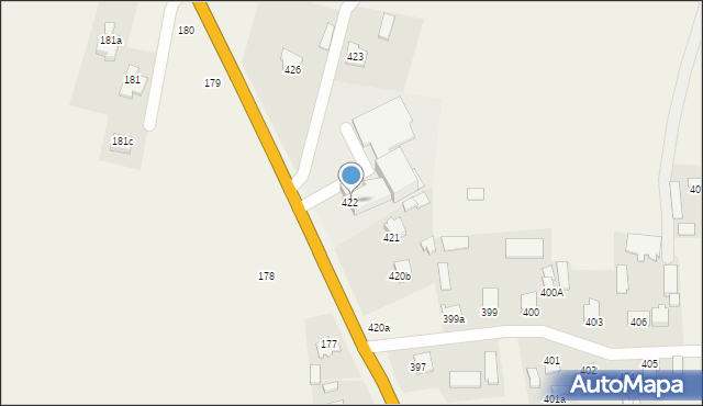 Sitaniec, Sitaniec, 422, mapa Sitaniec