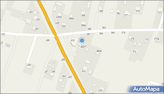 Sitaniec, Sitaniec, 432, mapa Sitaniec