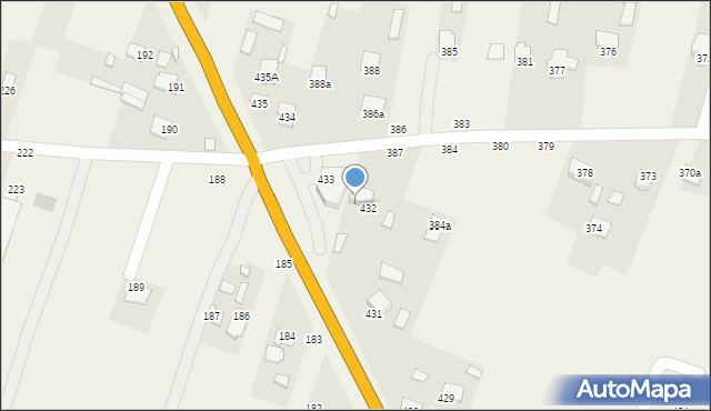 Sitaniec, Sitaniec, 432A, mapa Sitaniec