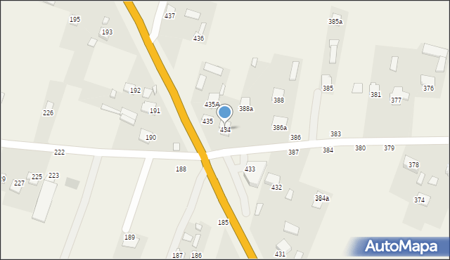Sitaniec, Sitaniec, 434, mapa Sitaniec