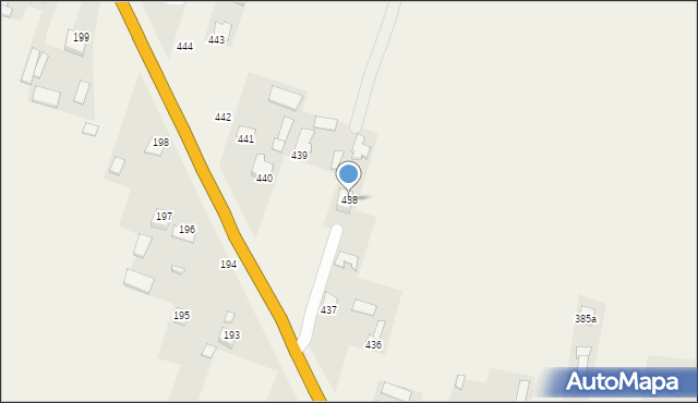 Sitaniec, Sitaniec, 438, mapa Sitaniec