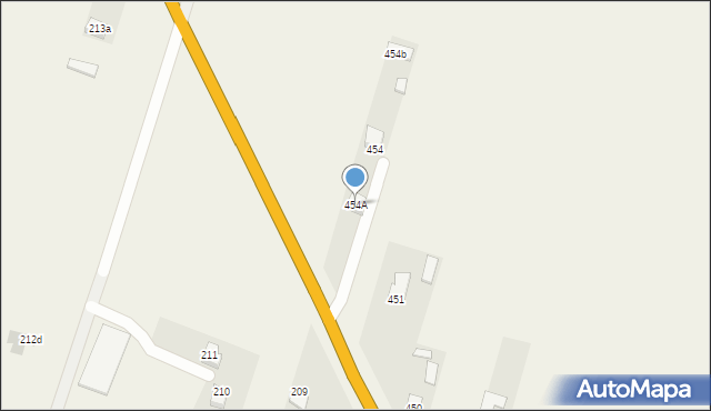 Sitaniec, Sitaniec, 454A, mapa Sitaniec