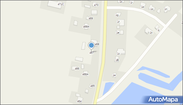 Sitaniec, Sitaniec, 467, mapa Sitaniec