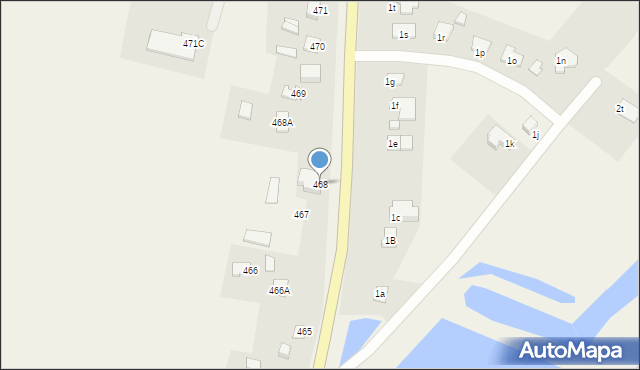 Sitaniec, Sitaniec, 468, mapa Sitaniec