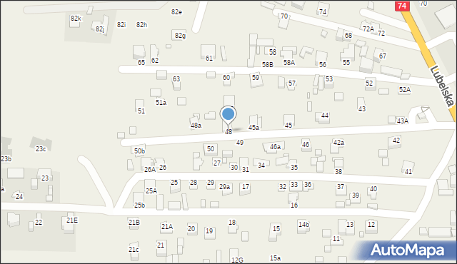 Sitaniec, Sitaniec, 48, mapa Sitaniec