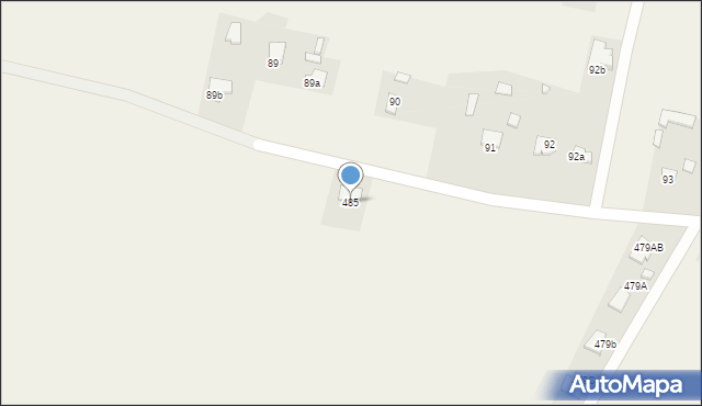 Sitaniec, Sitaniec, 485, mapa Sitaniec