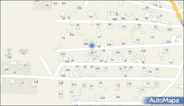 Sitaniec, Sitaniec, 50, mapa Sitaniec