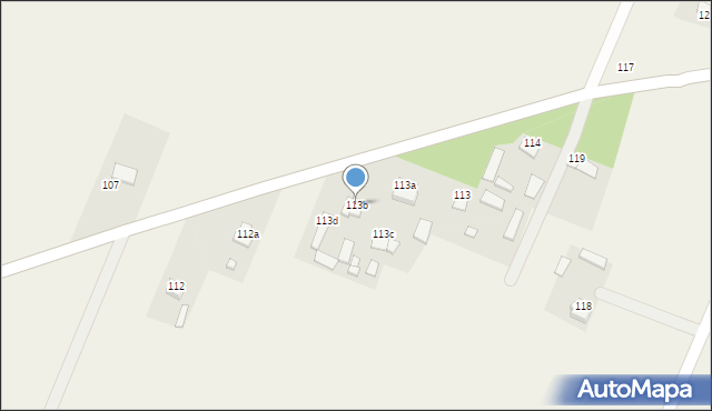 Sitaniec-Kolonia, Sitaniec-Kolonia, 113b, mapa Sitaniec-Kolonia