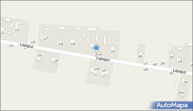 Sitaniec-Kolonia, Sitaniec-Kolonia, 141, mapa Sitaniec-Kolonia