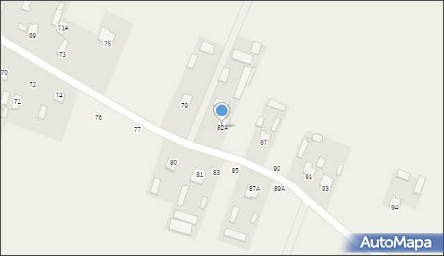 Sitaniec-Kolonia, Sitaniec-Kolonia, 82A, mapa Sitaniec-Kolonia