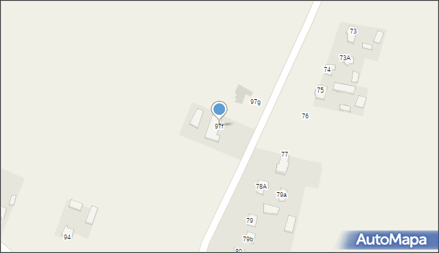 Sitaniec-Kolonia, Sitaniec-Kolonia, 97f, mapa Sitaniec-Kolonia