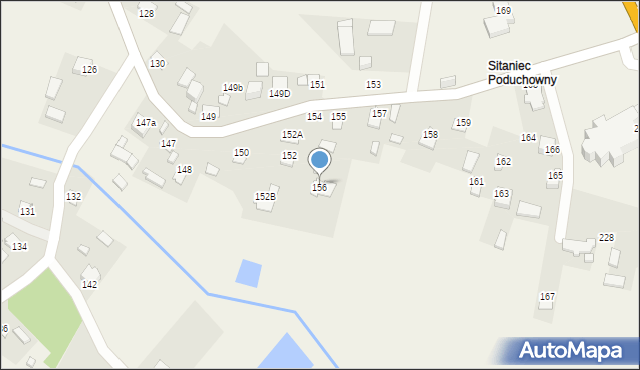 Sitaniec-Wolica, Sitaniec-Wolica, 156a, mapa Sitaniec-Wolica
