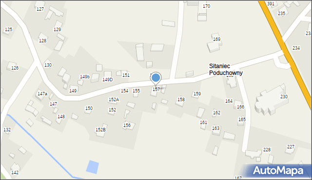 Sitaniec-Wolica, Sitaniec-Wolica, 157, mapa Sitaniec-Wolica
